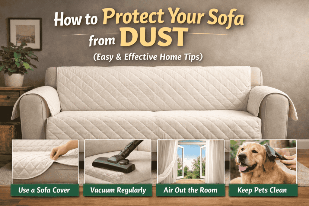How to Protect Your Sofa from Dust (Easy & Effective Home Tips)