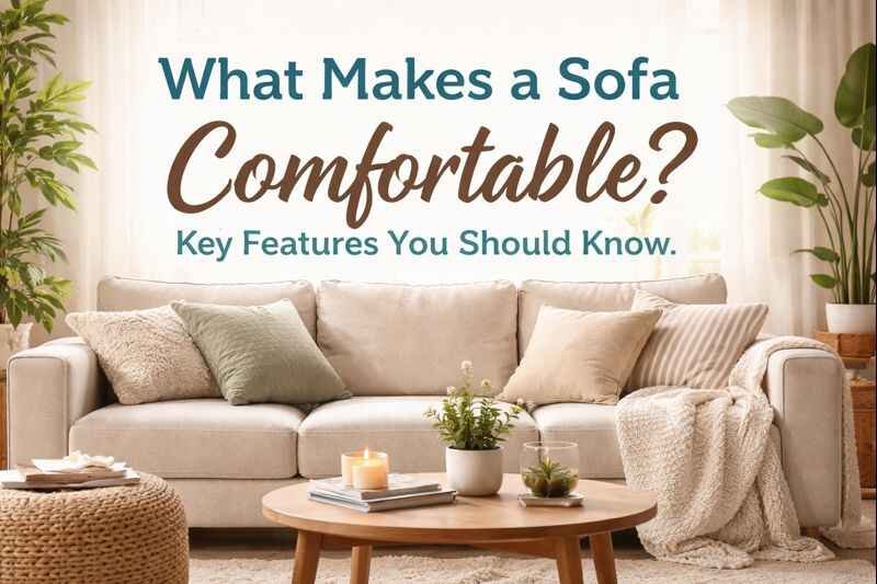 What Makes a Sofa Comfortable? Key Features You Should Know