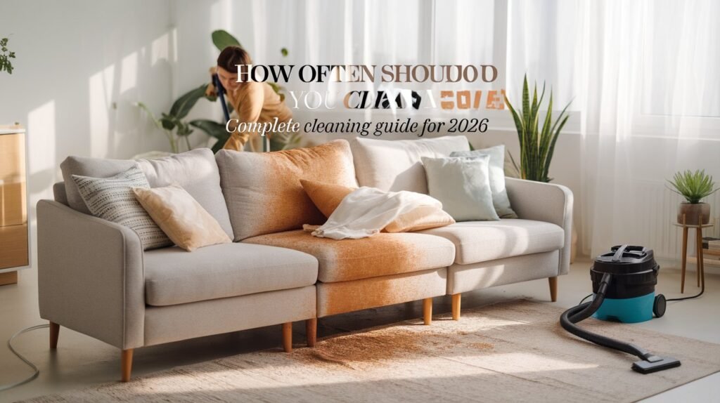 How Often Should You Clean a Sofa? Complete Cleaning Guide for 2026