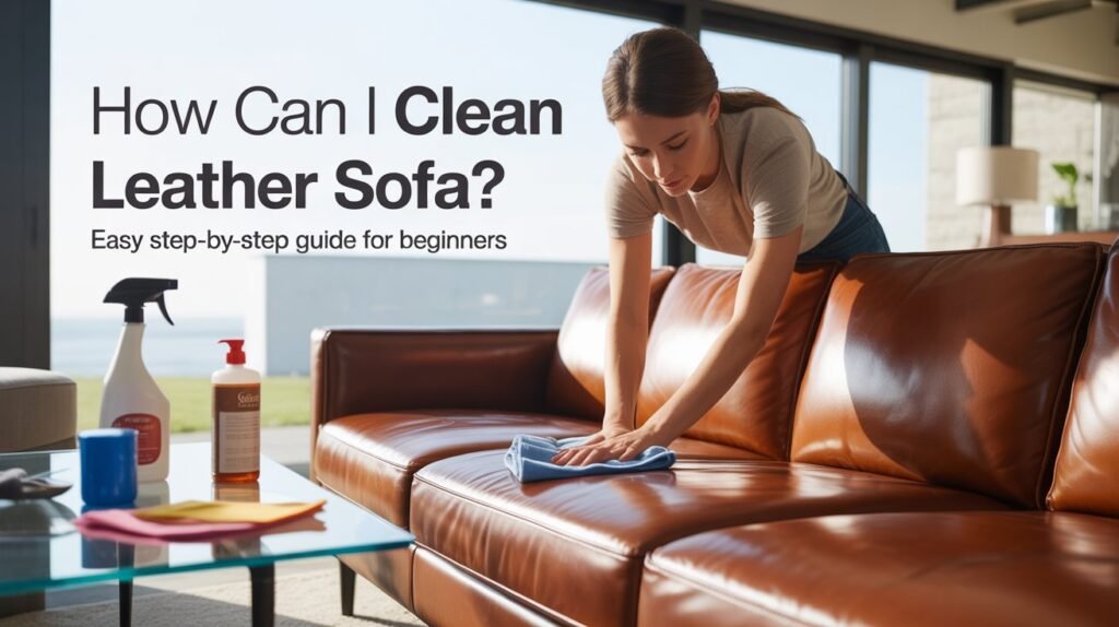 how can i clean leather sofa