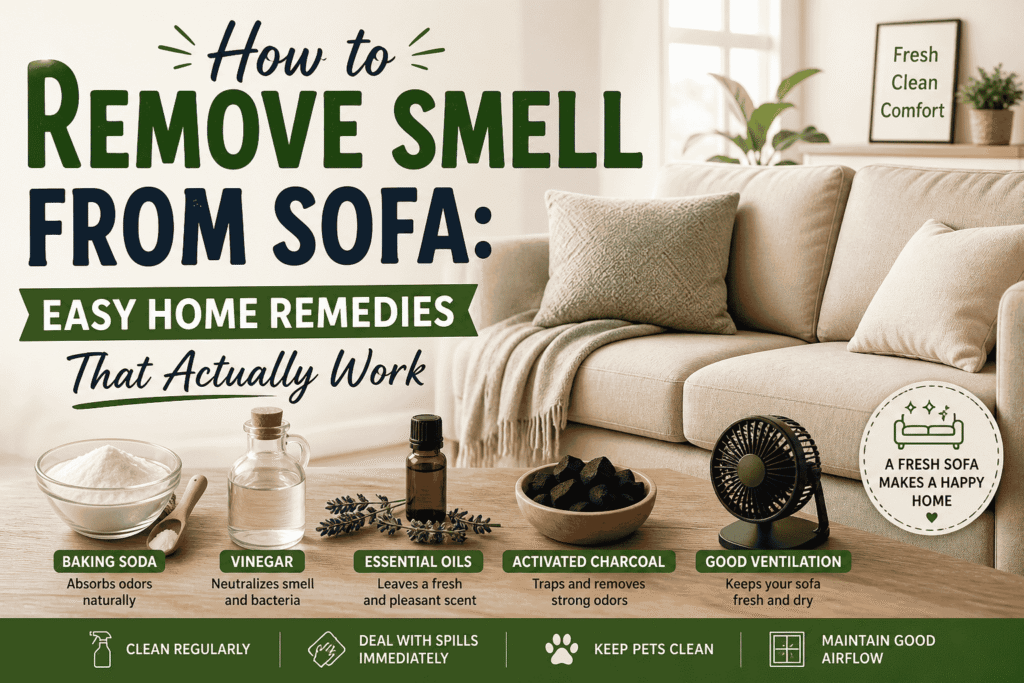How to Remove Smell from Sofa: Easy Home Remedies That Actually Work