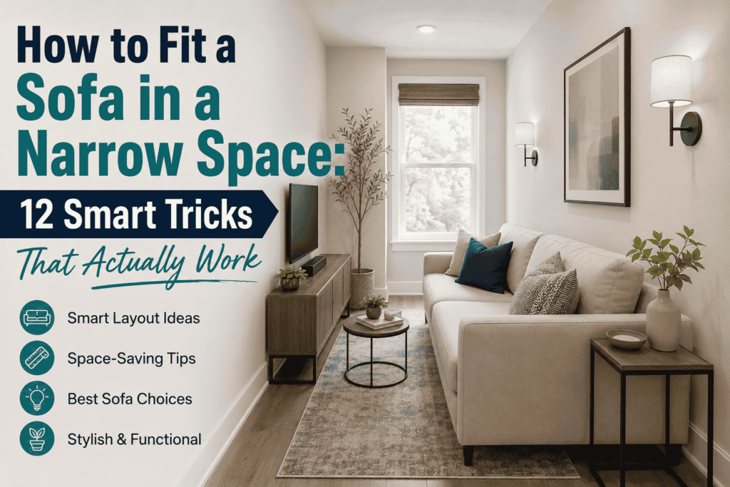 How to Fit a Sofa in a Narrow Space 12 Smart Tricks That Actually Work