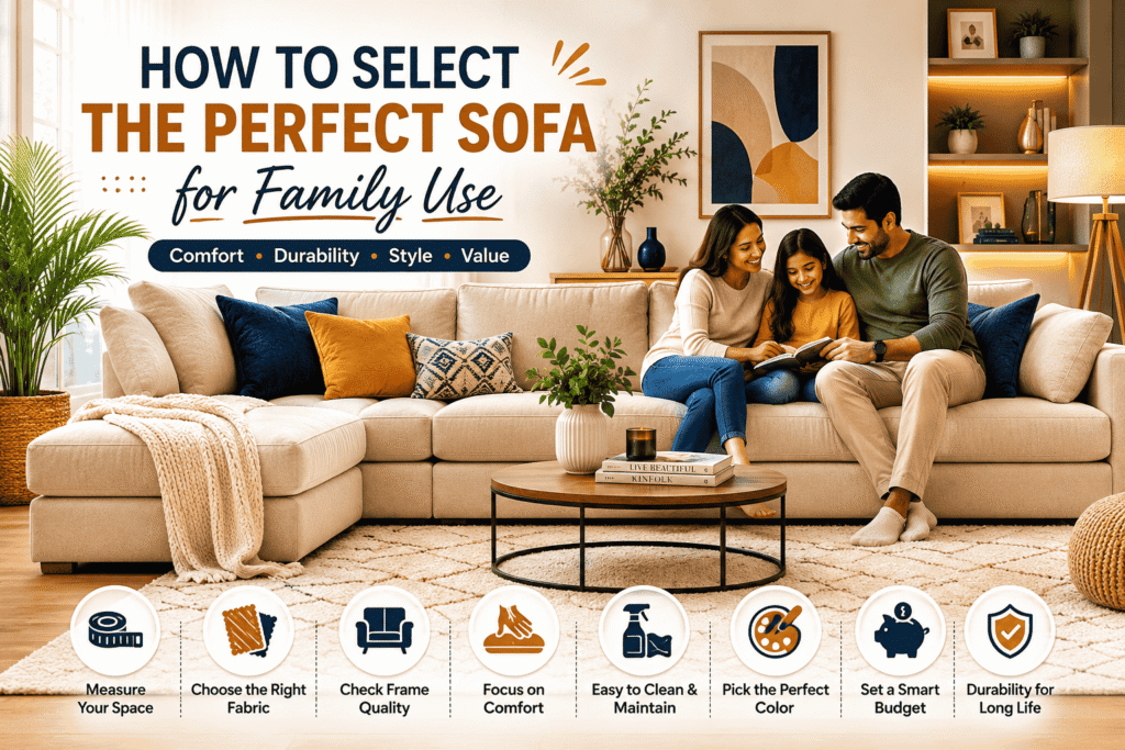 How to Select the Perfect Sofa for Family Use