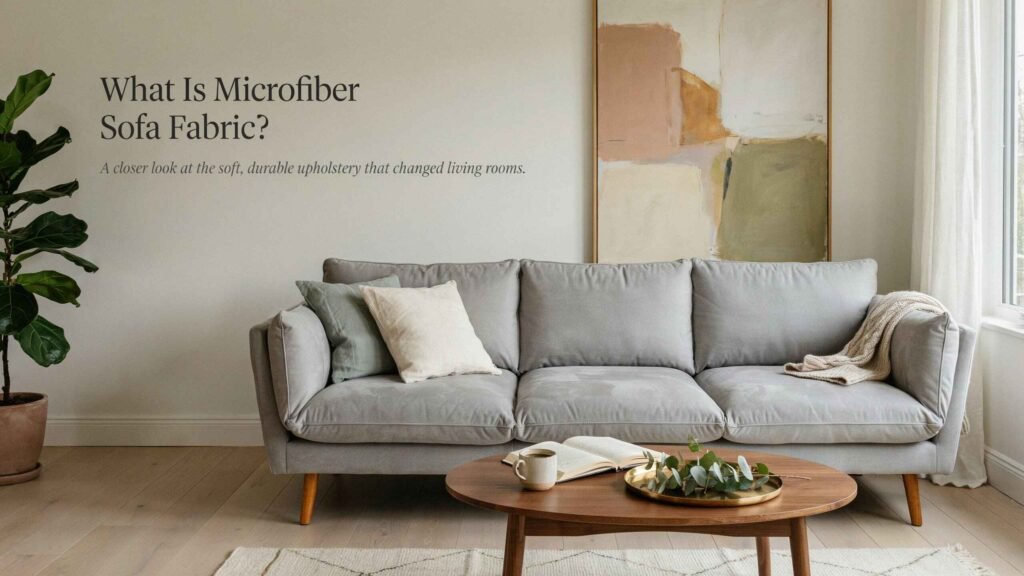 What Is Microfiber Sofa Fabric? Complete Guide to Microfiber Upholstery in 2026
